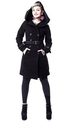Vixxsin Decay Coat Frauen Wintermantel schwarz XXL 80% Polyester, 20% Viskose Rockwear von Vixxsin