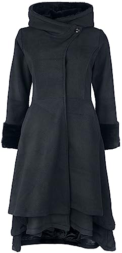 Vixxsin Gloaming Coat Frauen Mantel schwarz XS 100% Polyester Everyday Goth, Gothic, Romantik von Vixxsin