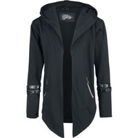 Vixxsin - Gothic Cardigan - Archer Hood - S bis XXL - für Männer - Größe L - schwarz von Vixxsin