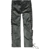 Vixxsin - Gothic Kunstlederhose - Maximus Pants - W30L32 bis W38L34 - für Männer - Größe W30L32 - schwarz von Vixxsin