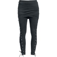 Vixxsin - Gothic Leggings - Ina Leggings - XS bis 4XL - für Damen - Größe S - schwarz von Vixxsin