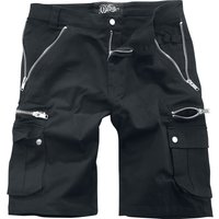 Vixxsin - Gothic Short - Frey Shorts - S bis XXL - für Männer - Größe L - schwarz von Vixxsin