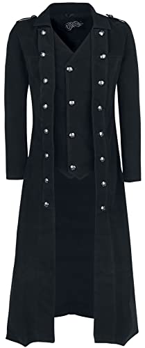 Vixxsin Walker Coat Männer Wintermantel schwarz L 100% Polyester Gothic, Romantik, Steampunk von Vixxsin