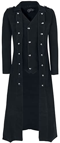Vixxsin Walker Coat Männer Wintermantel schwarz S 100% Polyester Gothic, Romantik, Steampunk von Vixxsin