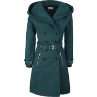 Vixxsin Wintermantel - Decay Coat - S bis 5XL - für Damen - Größe 4XL - petrol von Vixxsin