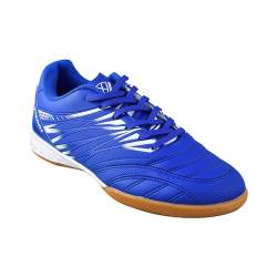 Vizari Herren 'Valencia' in Indoor Fußball / Futsal Schuhe für Indoor und flache Oberflächen, Royal/Weiß, 47 EU von Vizari