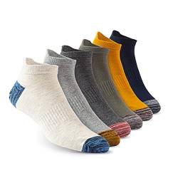 Vkele 6 Paar bunte Sneaker Socken | Baumwolle| Größe: 35 36 37 38 | Männer Kurze Socken Sneakersocken Sommersocken Sneakers Kurz Halbsocken Herrensocken von Vkele