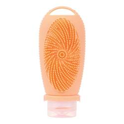 Vklopdsh Silikon-Nachfüllflaschenset mit Gesichtsreinigungsbürste - Tragbare Shampoo- und Lotionbehälter, G von Vklopdsh