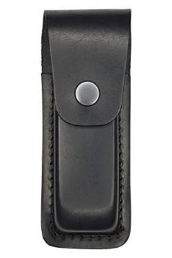 VlaMiTex Leder Tasche für Klappmesser und Multitool Werkzeug (12 x 3,5 x 1 cm - M25) von VlaMiTex