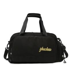 Vllcsla 2 in 1 Sporttasche und Rucksack für Männer und Frauen - 27L Gym Seetasche mit Schuhfach und Nasstasche, Handgepäck Holdall Fitness Bag Reisetasche von Vllcsla