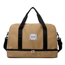 Vllcsla Sporttasche 38.4L Reisetasche mit großem Fassungsvermögen mit Schuhfach und Nasstasche - Verschleißfeste Fitnesstasche Weekender-Tasche für Männer und Frauen von Vllcsla