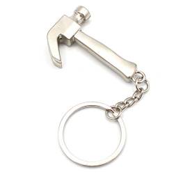 VmG-Store Miniatur Werkzeug Schlüsselanhänger aus Metall (Hammer) von VmG-Store