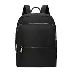 Vmokki Damen 14 Zoll Laptop Rucksack Wasserabweisend Anti Diebstahl Elegant Tagesrucksack für Arbeit Schule Reise Uni Rucksäcke Arbeitsrucksack Frauen Business (Schwarz) von Vmokki