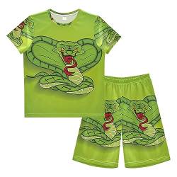 Grüne Wütende Wilde Schlange Badeanzug Jungen Badeshorts Sport T-Shirts und Shorts für Mädchen Strandkinder von Vnurnrn
