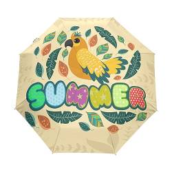 Süße Sommer Strauß Punkte Regenschirm Taschenschirm Kinder Jungen Mädchen UV-Schutz Auf-Zu Automatik Umbrella Verstärkt Winddichte Zusammenklappbar von Vnurnrn
