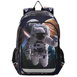 Vnurnrn Kunst Des Weltraums Planet Schulter Rucksack Schulrucksack Jungen Mädchen Kinder Reflektierender Laptop Rucksäcke Kinderrucksack Für Schule von Vnurnrn