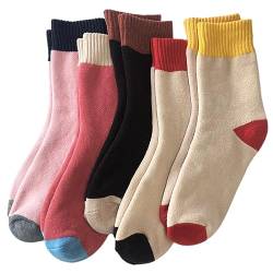 VoJoPi Dicke Socken Damen, Warme Wintersocken, Weich und Bequem Thermosocken für Damen, Größe 35–42 von VoJoPi