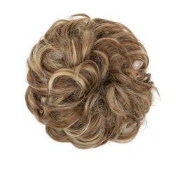 Voarge Natürliche Haarknoten Unordentliche Synthetische Haarverlängerungen Sieht Natürlich Gepflückt Dicke Haargummis Für Frauen Zubehör Falschen Pferdeschwanz (12H24) von Voarge