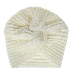 Vobozeany Turban Mütze Damen Elastische Retro Beanie Strickmütze Schlafmütze Headwrap Kopfbedeckung für Chemo Haarverlust Muslim von Vobozeany