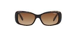 Vogue Eyewear Damen Vo2606s Sonnenbrille, Schwarz (Dark Havana W65613), One Size (Herstellergröße: 55) von Vogue Eyewear