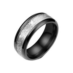 Seidenmuster Legierung Intarsien Strass Weiblicher Ring Beliebter Exquisiter Ring Einfacher Modeschmuck Ringe Gold Echt (D, 9) von Vohiko