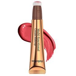 Flüssiges Rouge für die Wangen - 3-in-1 cremiger Highlighter-Stick | Liquid Blush & Highlighter Makeup Contouring Pen Make-up-Highlighter und Farbe für Gesicht und Körper Voihamy von Voihamy