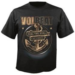 Volbeat Anchor Männer T-Shirt schwarz M 100% Baumwolle Band-Merch, Bands von Volbeat