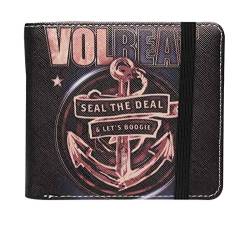 Volbeat Brieftasche Seal The Deal Band Logo Nue offiziell Schwarz Bifold von Volbeat