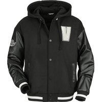 Volbeat Collegejacke - EMP Signature Collection - M bis XXL - für Männer - Größe M - schwarz/grau  - EMP exklusives Merchandise! von Volbeat