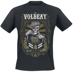 Volbeat Fight Männer T-Shirt schwarz L 100% Baumwolle Band-Merch, Bands, Nachhaltigkeit von Volbeat