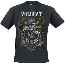 Volbeat Fight Männer T-Shirt schwarz XXL 100% Baumwolle Band-Merch, Bands, Nachhaltigkeit von Volbeat