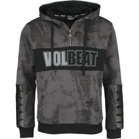 Volbeat Kapuzenpullover - EMP Signature Collection - M bis XXL - für Männer - Größe M - dunkelgrau/schwarz  - EMP exklusives Merchandise! von Volbeat