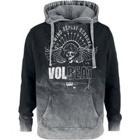 Volbeat Kapuzenpullover - Rewind, replay, rebound - S bis L - für Männer - Größe S - grau  - EMP exklusives Merchandise! von Volbeat