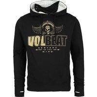 Volbeat Kapuzenpullover - Skull - S bis M - für Männer - Größe M - schwarz  - EMP exklusives Merchandise! von Volbeat