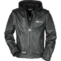 Volbeat Lederjacke - EMP Signature Collection - S bis 3XL - für Männer - Größe S - schwarz  - EMP exklusives Merchandise! von Volbeat