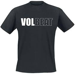 Volbeat Logo Männer T-Shirt schwarz 4XL 100% Baumwolle Band-Merch, Bands, Nachhaltigkeit von Volbeat