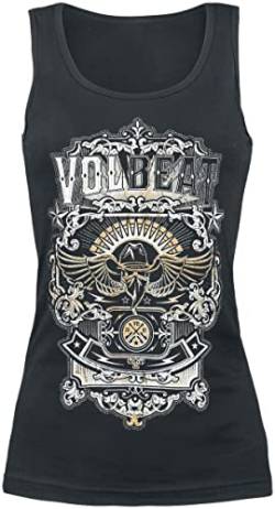 Volbeat Old Letters Frauen Top schwarz XL 100% Baumwolle Band-Merch, Bands, Nachhaltigkeit von Volbeat