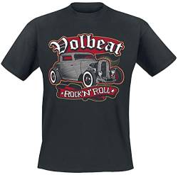 Volbeat Rock'n'Roll Männer T-Shirt schwarz 3XL 100% Baumwolle Band-Merch, Bands, Nachhaltigkeit von Volbeat