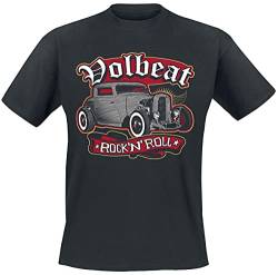 Volbeat Rock'n'Roll Männer T-Shirt schwarz 4XL 100% Baumwolle Band-Merch, Bands, Nachhaltigkeit von Volbeat