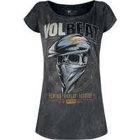 Volbeat T-Shirt - Bandana Skull - S bis 4XL - für Damen - Größe 4XL - grau  - EMP exklusives Merchandise! von Volbeat