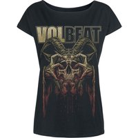 Volbeat T-Shirt - Bleeding Crown Skull - S bis XXL - für Damen - Größe L - schwarz  - EMP exklusives Merchandise! von Volbeat