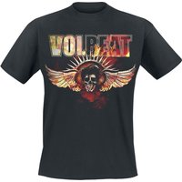 Volbeat T-Shirt - Burning Skullwing - S bis 4XL - für Männer - Größe 3XL - schwarz  - EMP exklusives Merchandise! von Volbeat