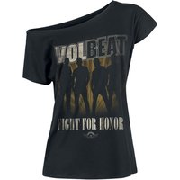 Volbeat T-Shirt - Fight For Honor - S bis XXL - für Damen - Größe M - schwarz  - EMP exklusives Merchandise! von Volbeat