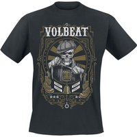 Volbeat T-Shirt - Fight - S bis XXL - für Männer - Größe S - schwarz  - EMP exklusives Merchandise! von Volbeat