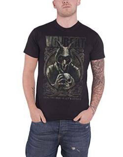 Volbeat T Shirt Goat with Skull Band Logo Nue offiziell Herren Schwarz XL von Volbeat