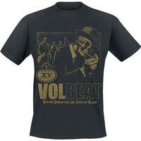 Volbeat T-Shirt - Guitar Gangsters & Cadillac Blood 15th Anniversary - S bis XL - für Männer - Größe M - schwarz  - EMP exklusives Merchandise! von Volbeat