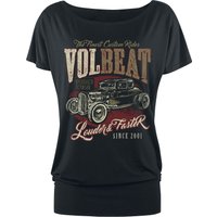 Volbeat T-Shirt - Louder And Faster - XS bis 5XL - für Damen - Größe M - schwarz  - EMP exklusives Merchandise! von Volbeat