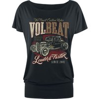 Volbeat T-Shirt - Louder And Faster - XS bis 5XL - für Damen - Größe XL - schwarz  - EMP exklusives Merchandise! von Volbeat