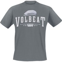 Volbeat T-Shirt - Sixpence - Rewind, Replay, Rebound - S bis XXL - für Männer - Größe S - charcoal  - EMP exklusives Merchandise! von Volbeat