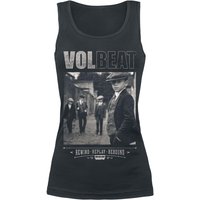 Volbeat Top - Cover - Rewind, Replay, Rebound - S bis XXL - für Damen - Größe L - schwarz  - EMP exklusives Merchandise! von Volbeat